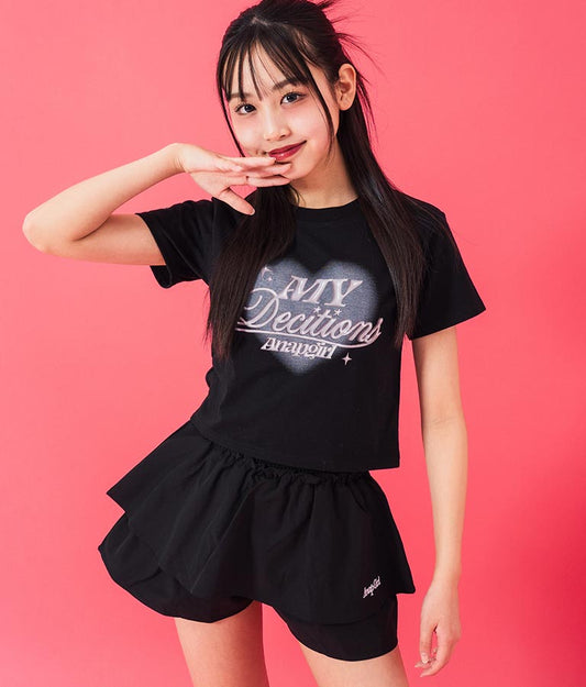 3D ロゴ プリント Tシャツ 913-7628