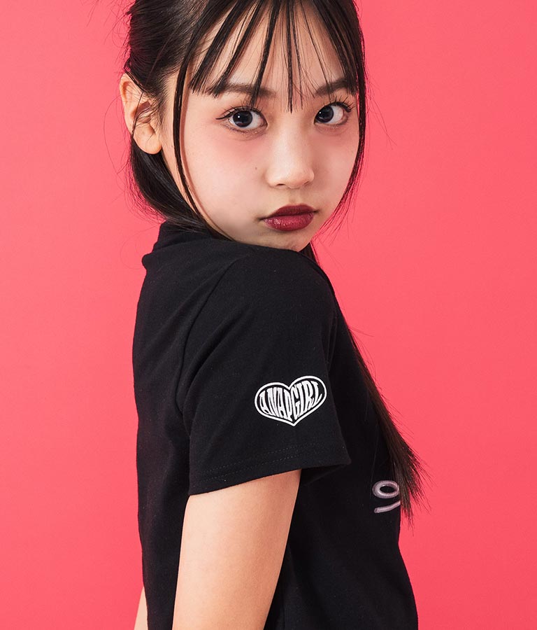 3D ロゴ プリント Tシャツ 913-7628