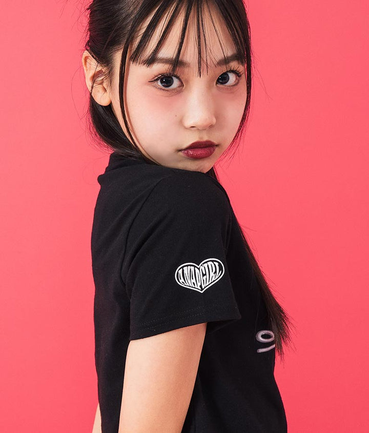 3D ロゴ プリント Tシャツ 913-7628