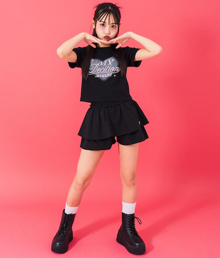 3D ロゴ プリント Tシャツ 913-7628