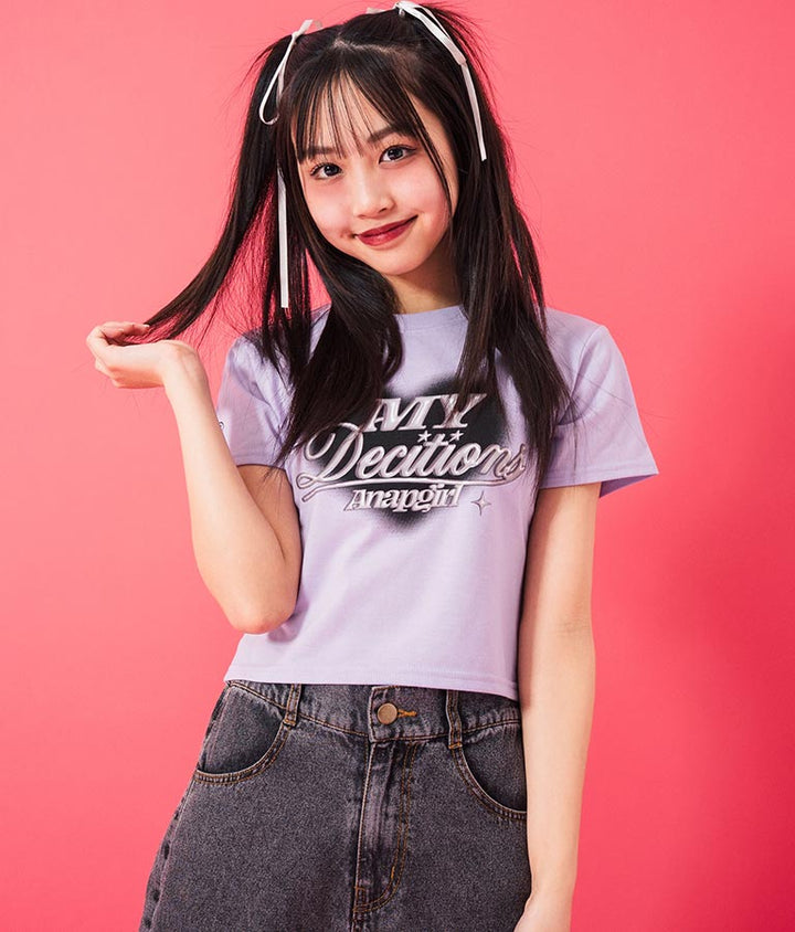 3D ロゴ プリント Tシャツ 913-7628