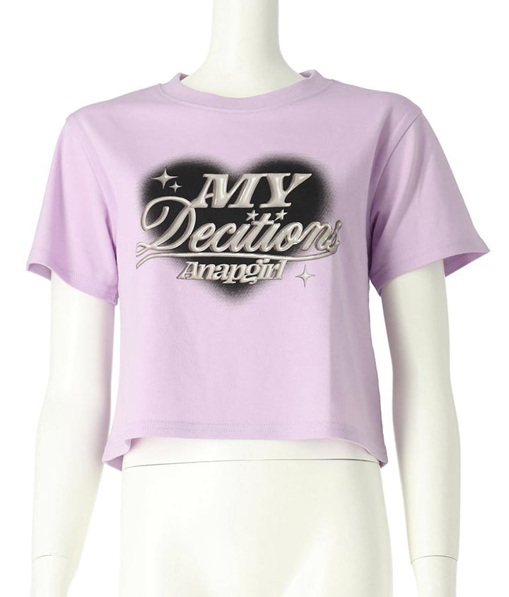 3D ロゴ プリント Tシャツ 913-7628
