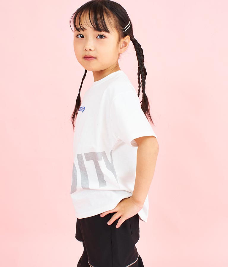 コットン 100% ロゴ プリント ビッグ Tシャツ 423-3369