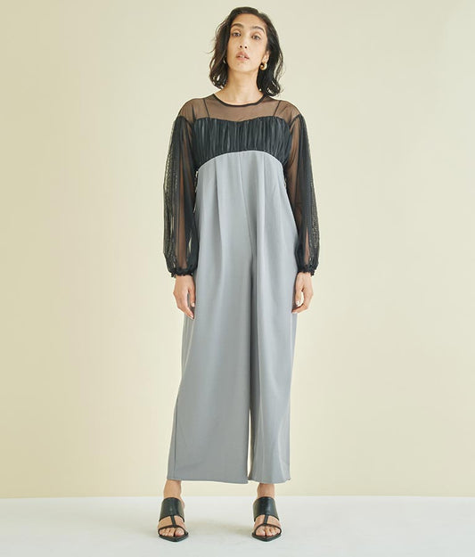 チュール トップス ドッキング オールインワン 367-9644