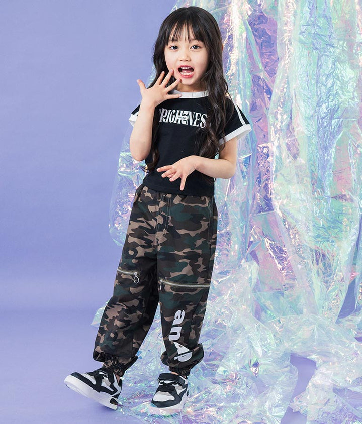 ショルダー ライン リンガー Tシャツ 423-3367