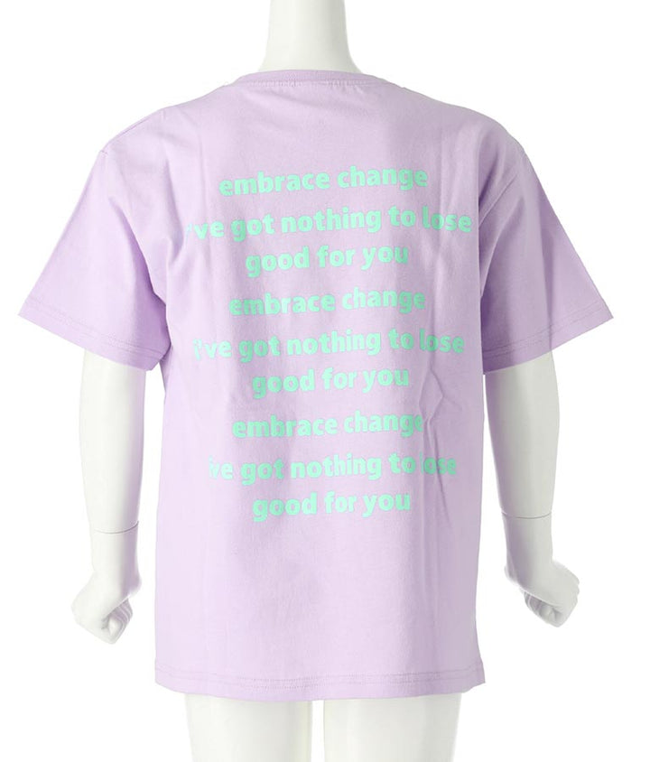 コットン 100% ロゴ プリント ビッグ Tシャツ 423-3369