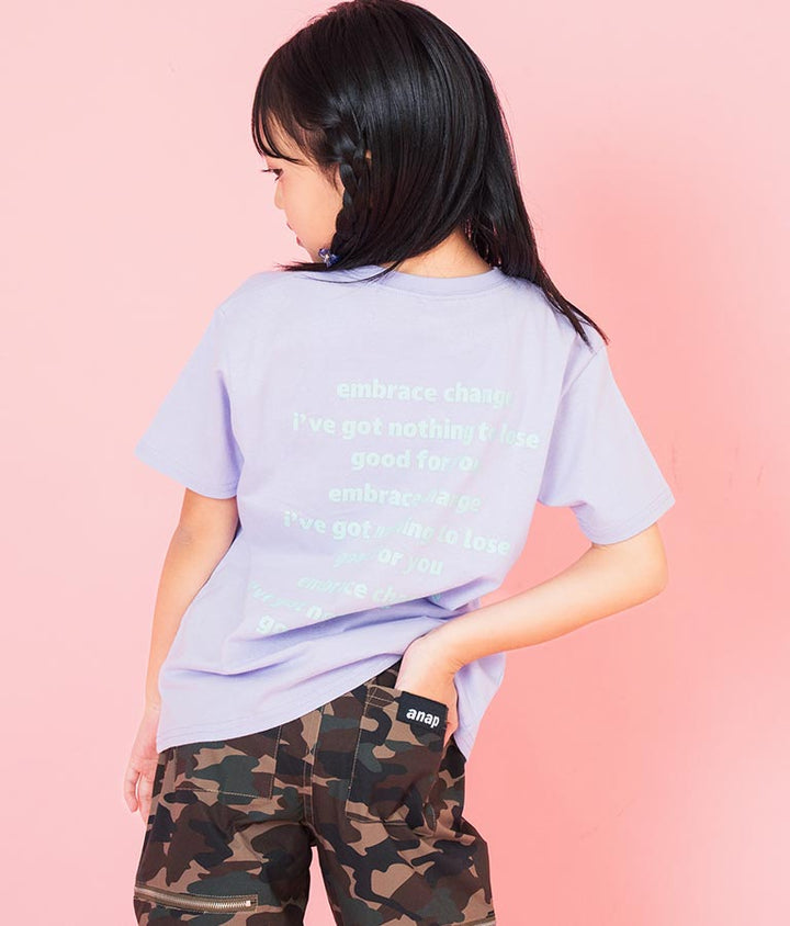 コットン 100% ロゴ プリント ビッグ Tシャツ 423-3369