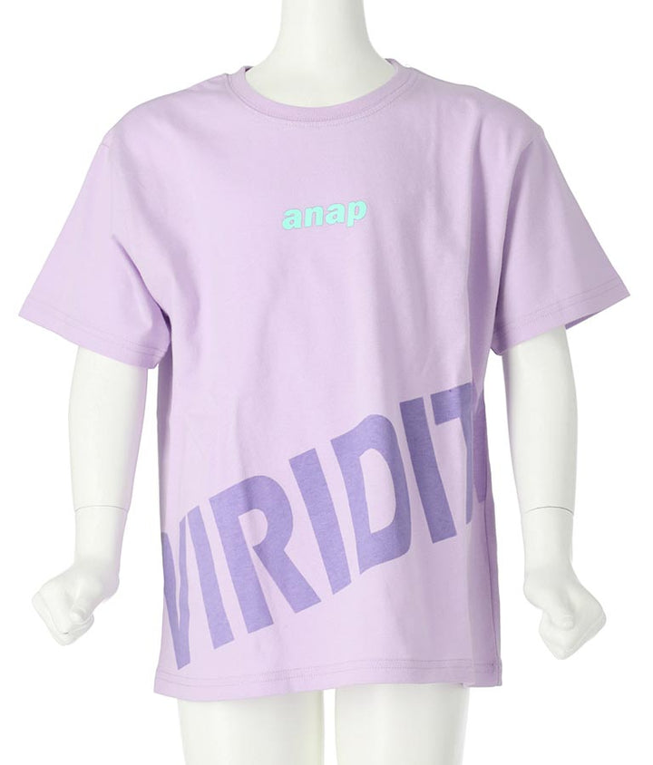 コットン 100% ロゴ プリント ビッグ Tシャツ 423-3369
