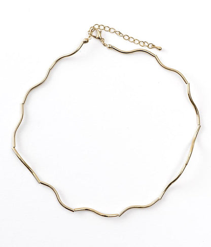 ウェーブチョーカーネックレス 679-2927