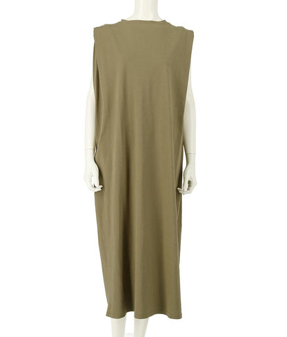 天竺タックショルダーデザインワンピース 367-8768