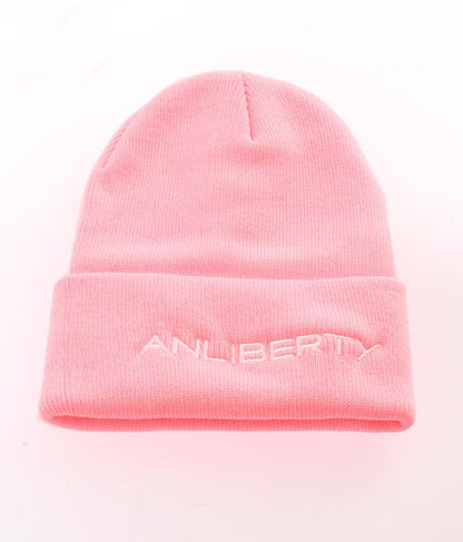 【newhattan】ニューハッタン ANLIBERTY 刺繍 ロゴ ニット キャップ 30-0057