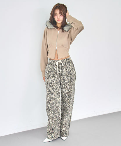 フードファー 裏起毛 コンパクト パーカー 794-9441