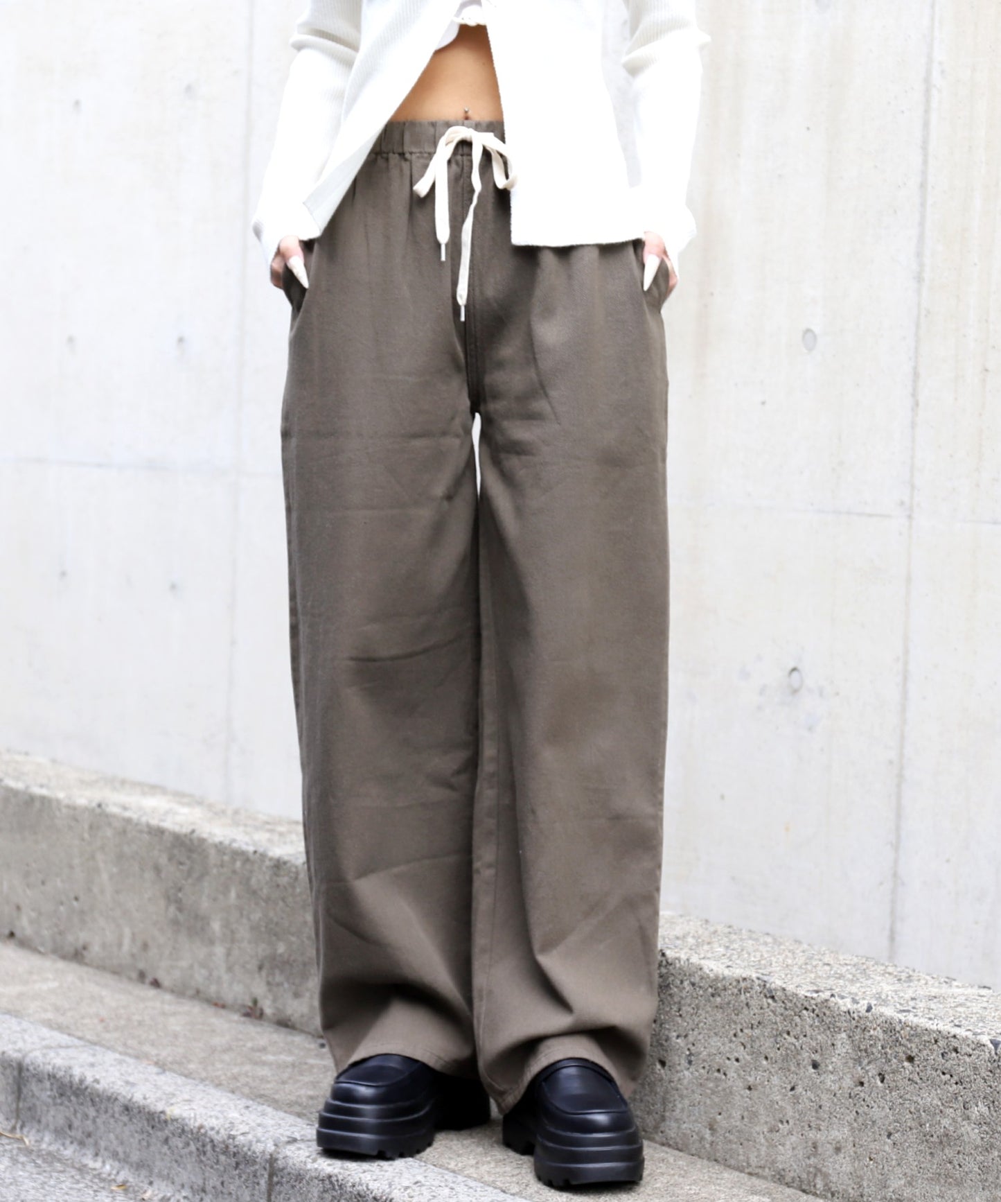 マルチパターン ワイド イージー パンツ 792-9417