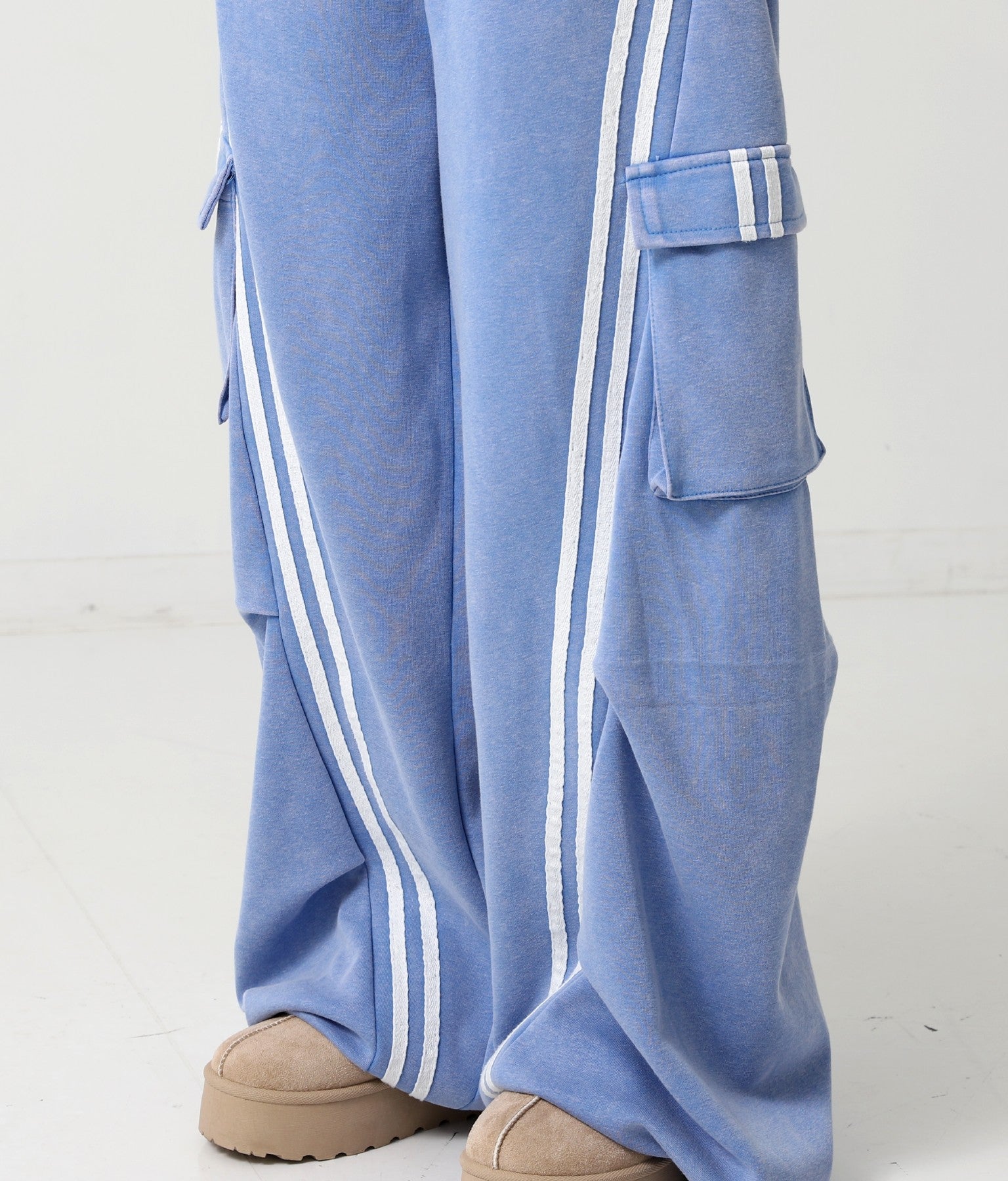 ウォッシュ加工 ライン スウェット カーゴパンツ 152-5807 – ANAP