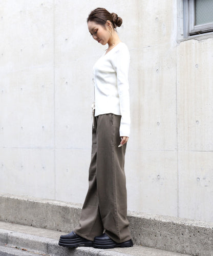 マルチパターン ワイド イージー パンツ 792-9417