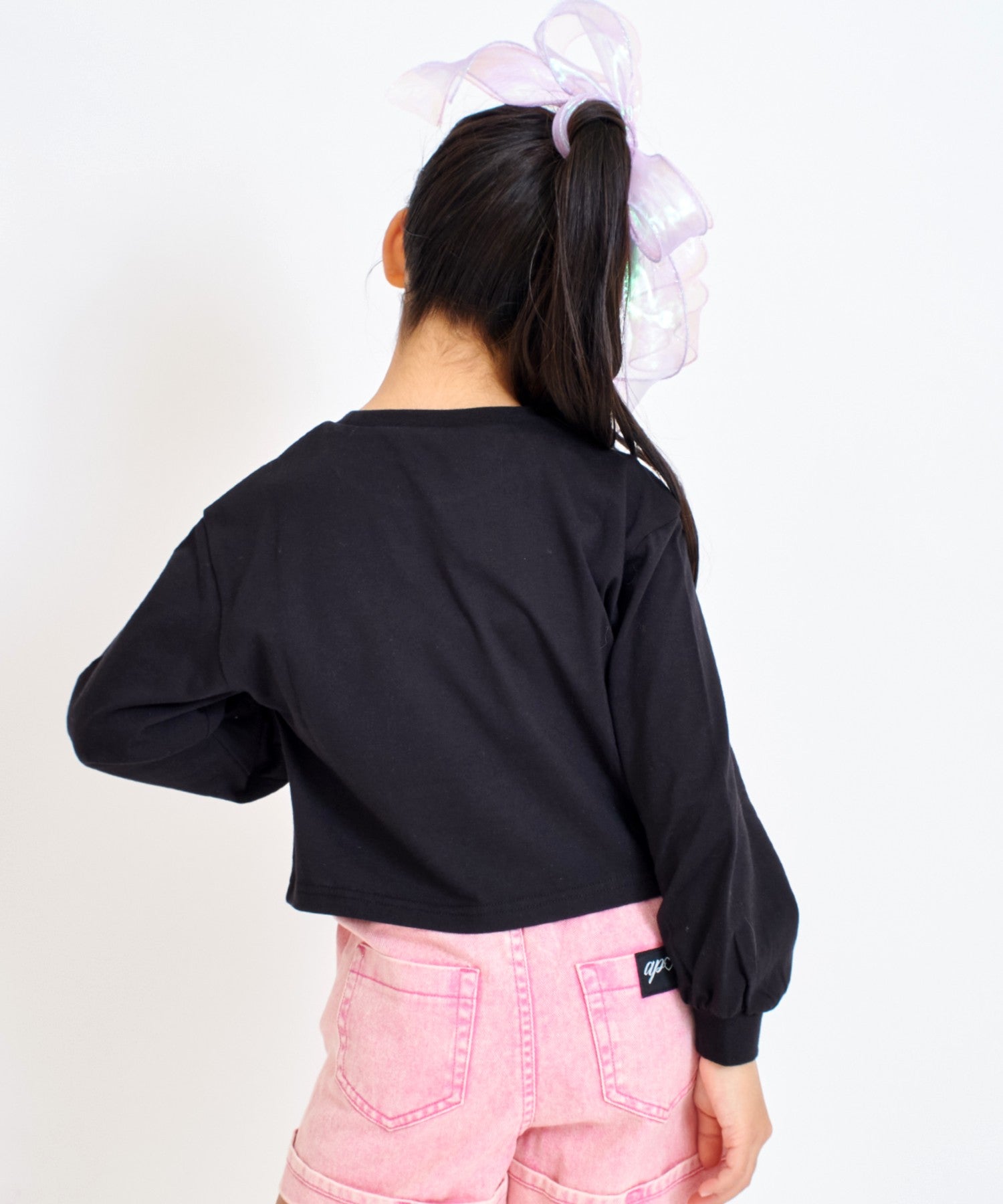 ブラック(120サイズ着用/身長：約123cm)