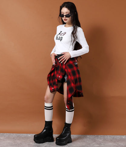 I LOVE anap ラインストーン プリント ロンT 793-9362