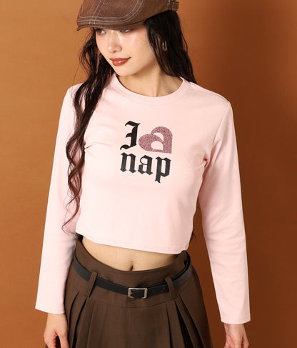 I LOVE anap ラインストーン プリント ロンT 793-9362