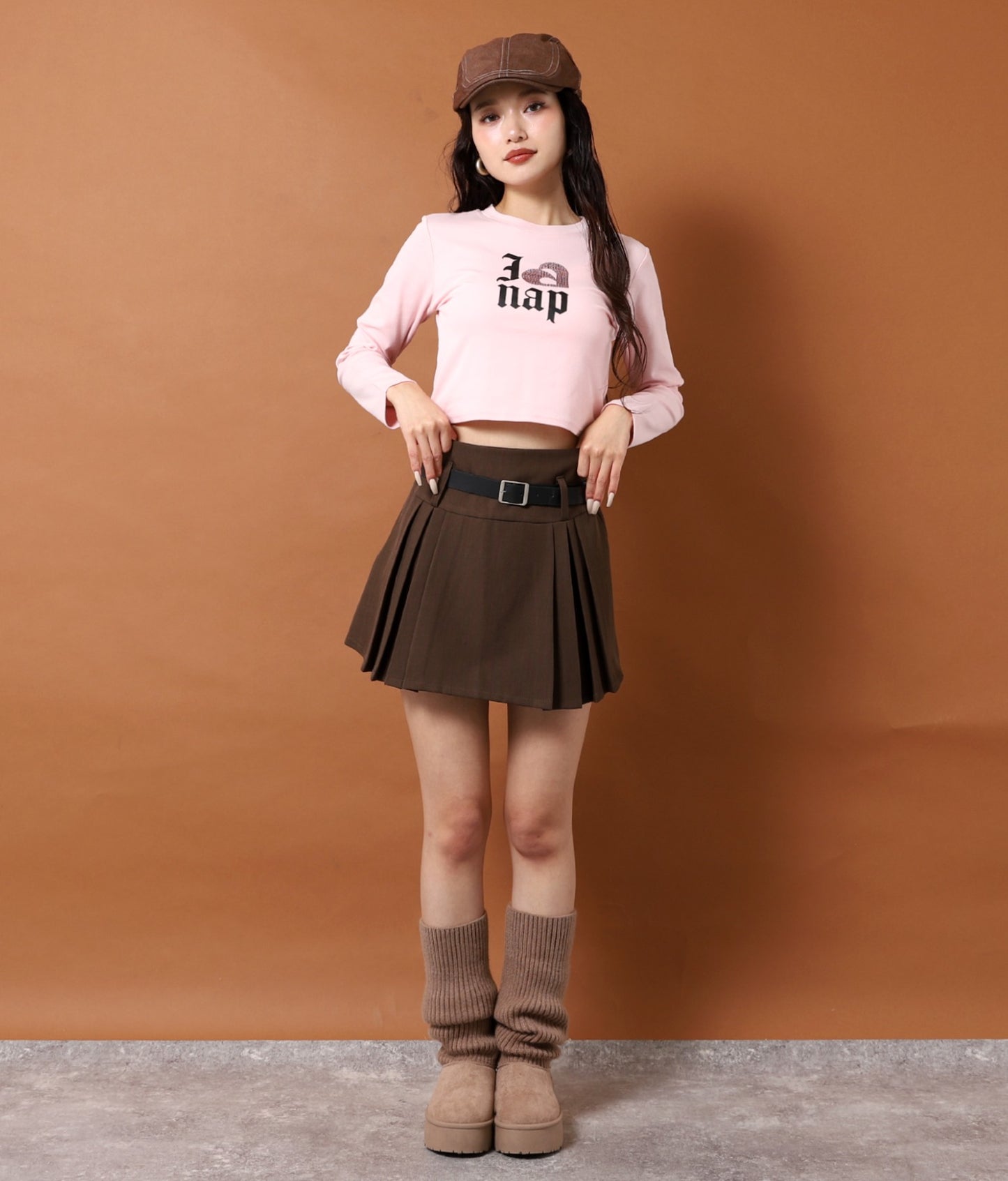 I LOVE anap ラインストーン プリント ロンT 793-9362