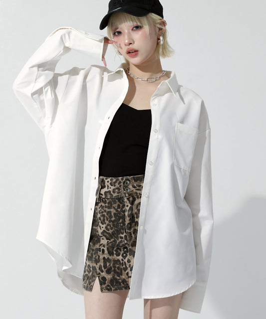 2way オーバーサイズ シャツ 794-9465