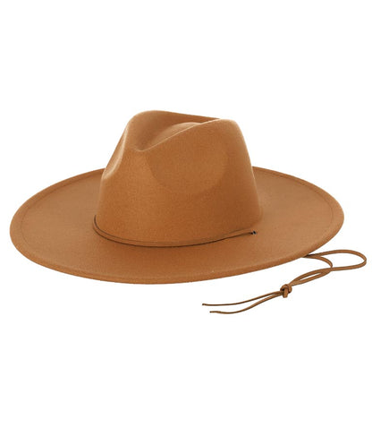 ツバ広 中折紐付 ハット 819-6554