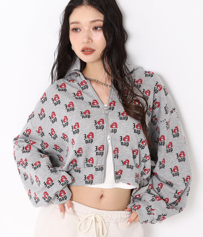 I LOVE anap 裏毛 ダブル ジップ スウェット パーカー 794-9360