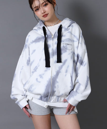 オーバーサイズ タイダイ 裏起毛 フーディー パーカー  794-9406