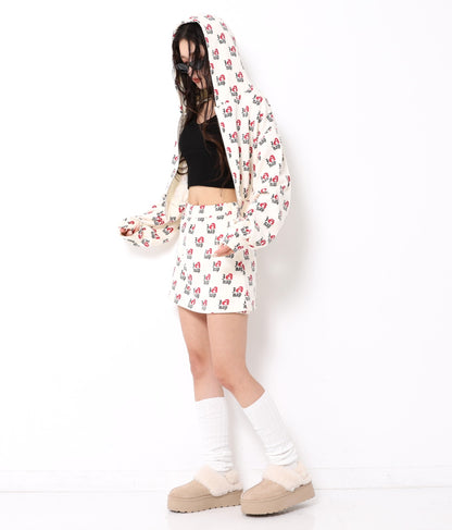 I LOVE anap 裏毛 ダブル ジップ スウェット パーカー 794-9360