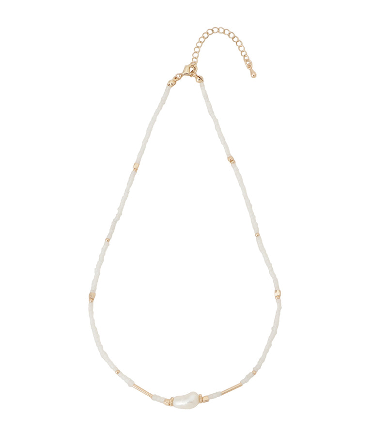 カラービーズ ネックレス 529-6391