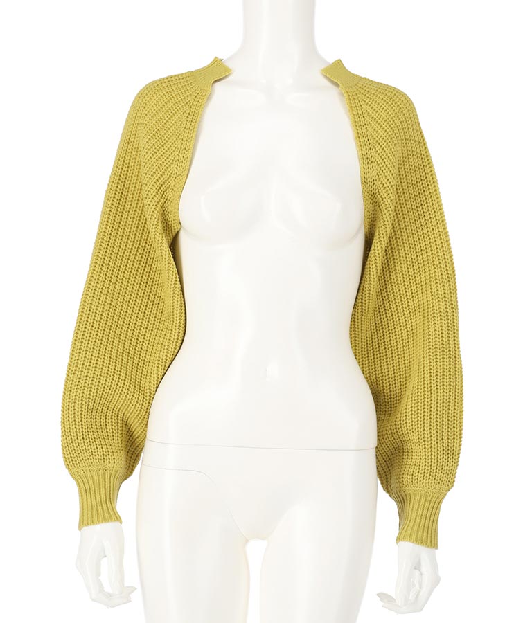 ニットクロップドボレロ 794-8410